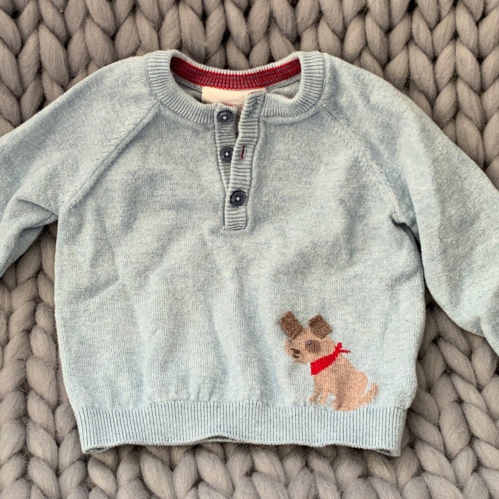 Baby cotton sweater, size 3-6 months